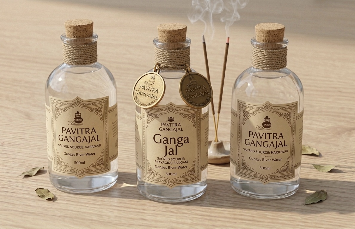 Gangajal Gift Set — 3 Sacred Sources